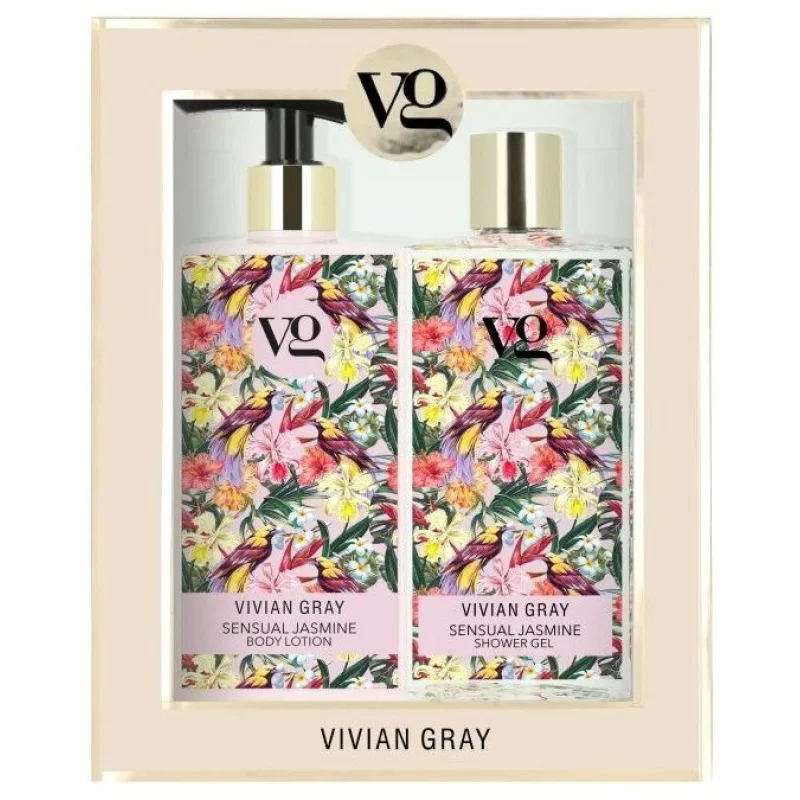 VIVIAN GRAY SENSUAL JASMINE Shower Gel + Body Lotion 2x350ml - sprchový gél a telové mlieko