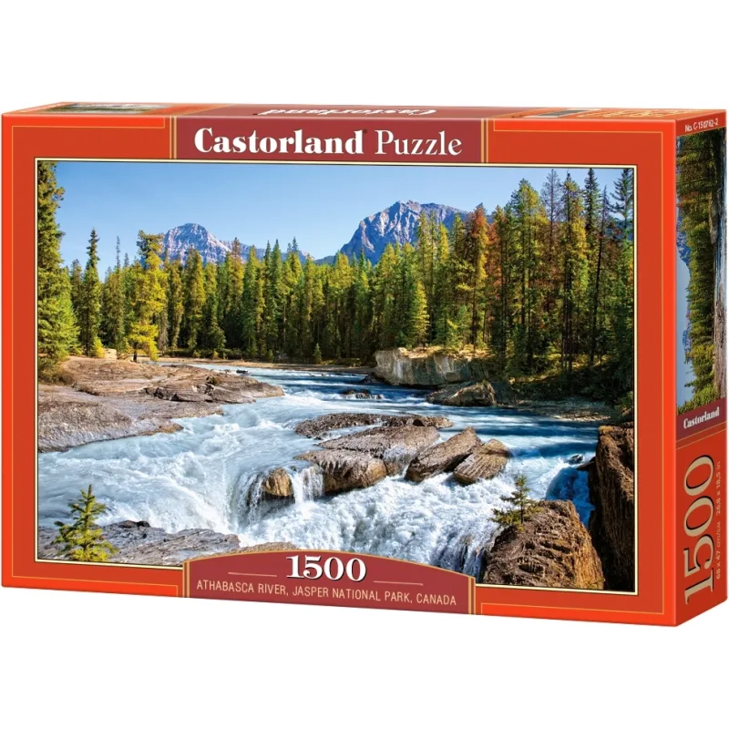 Castorland Puzzle Rieka Athabasca, Národný park Jasper 1500 dielikov