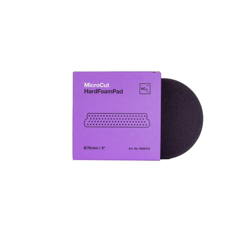Koch Chemie Micro Cut Hard Foam Pad 76 x 25mm - Leštiaci kotúč fialový tvrdý