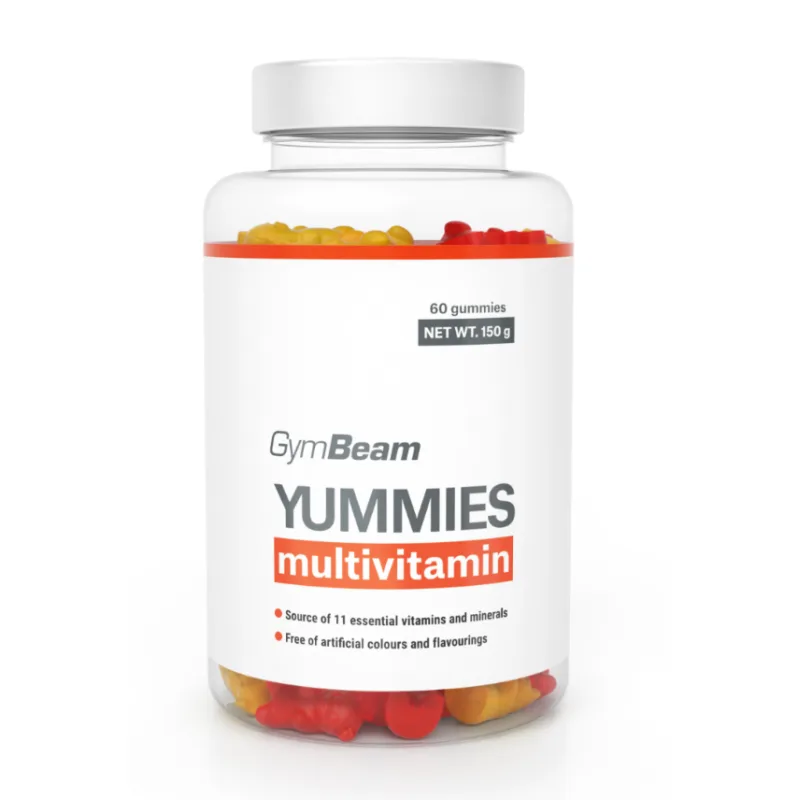 Multivitamínové Yummies 60 cukríkov - GymBeam MINIMÁLNA TRVANLIVOSŤ: MIN. TRV. 7/2026