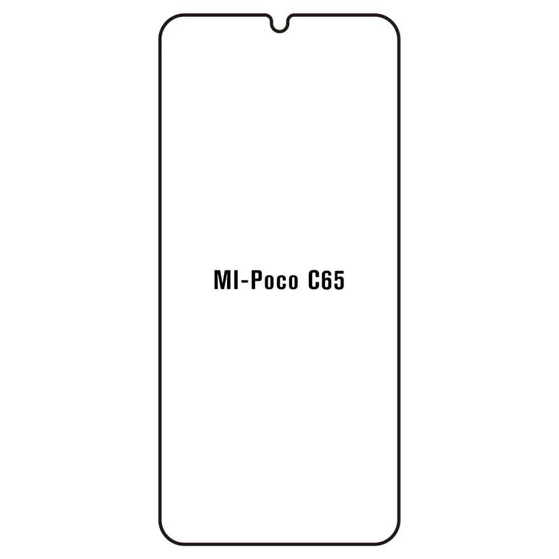 Sunshine Xiaomi Poco C65 Predná Hydrogél ochranná fólia Strih: Kompatibilná s krytom 2, Typ fólie: Číra