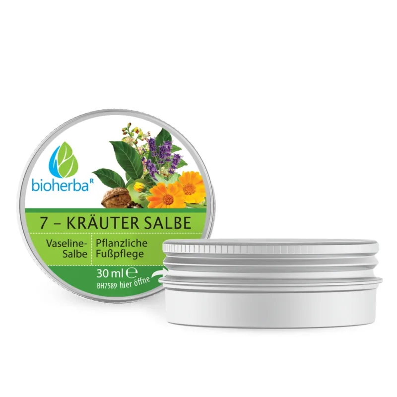 Bioherba 7-bylinná masť na nohy s pagaštanom a orechom - 30 ml -