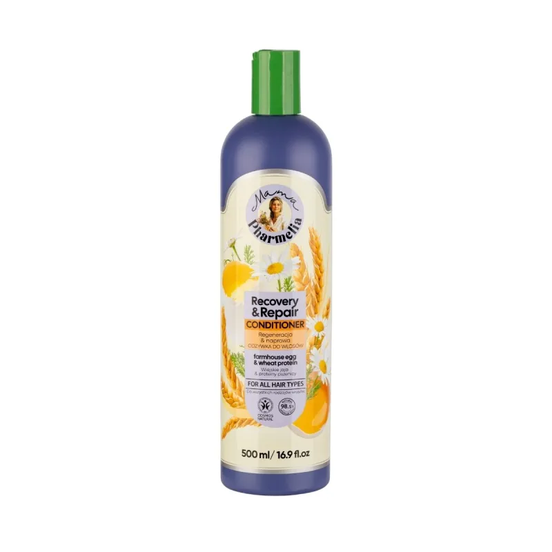 Mama Pharmelia Regeneračný a obnovujúci kondicionér s vajcom a pšeničnými proteínmi - 500 ml -