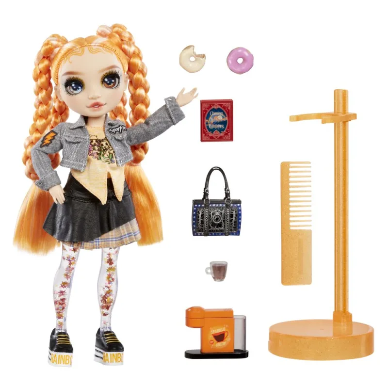 Rainbow High Sparkle & Shine Fashion bábika - Clementine (Orange)