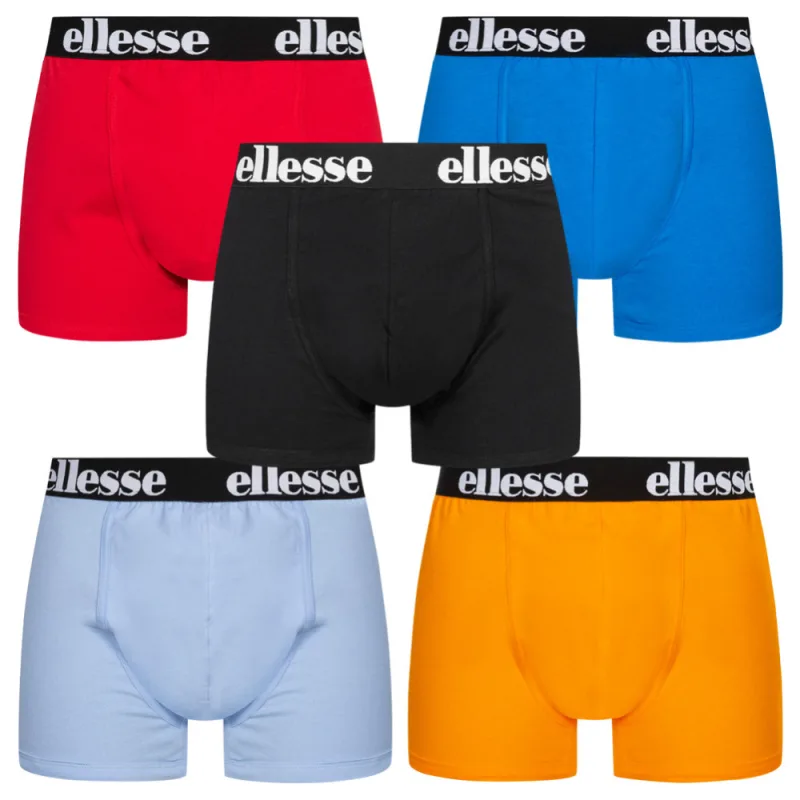 ellesse Nurra Perfektné Pánske Boxerky Plus size Balenie 5 kusov mix farieb 5XL