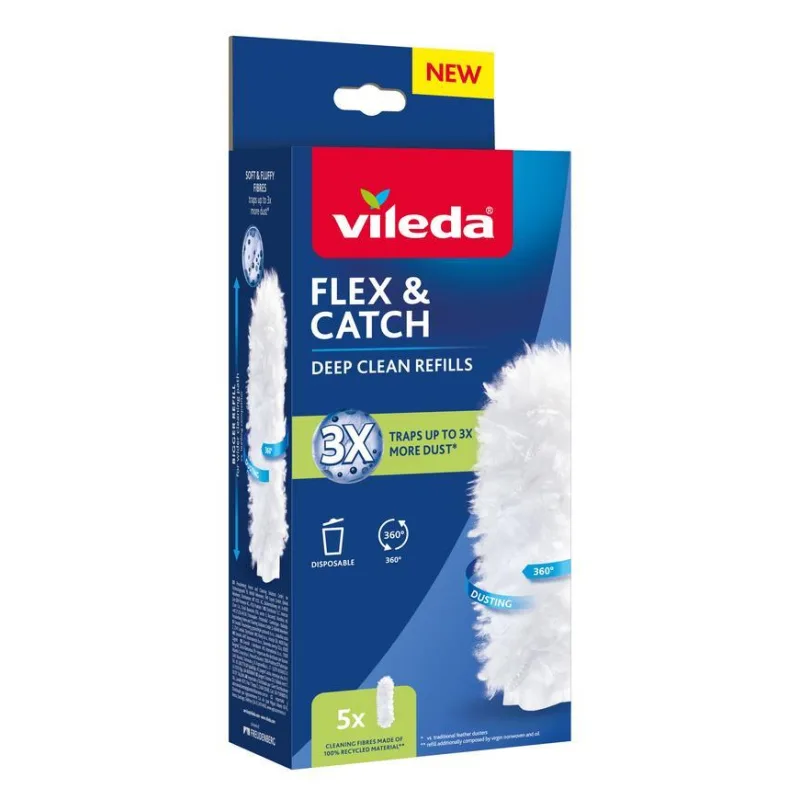 Prachovka Vileda Flex&Catch, náhrada, bal. 5 ks