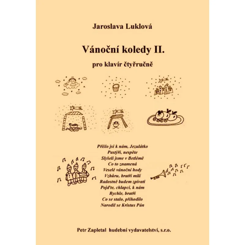 NotaNota Vánoční koledy II. pro klavír čtyřručně