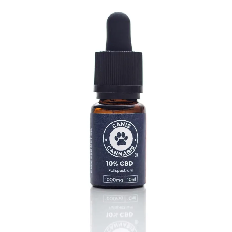 Širokospektrálny 10% CBD olej pre psov, CANIS CBD, 10 ml