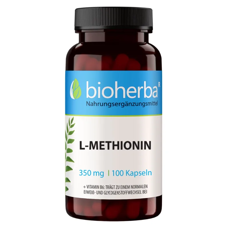Bioherba L-metionín 350 mg – 100 kapsúl –