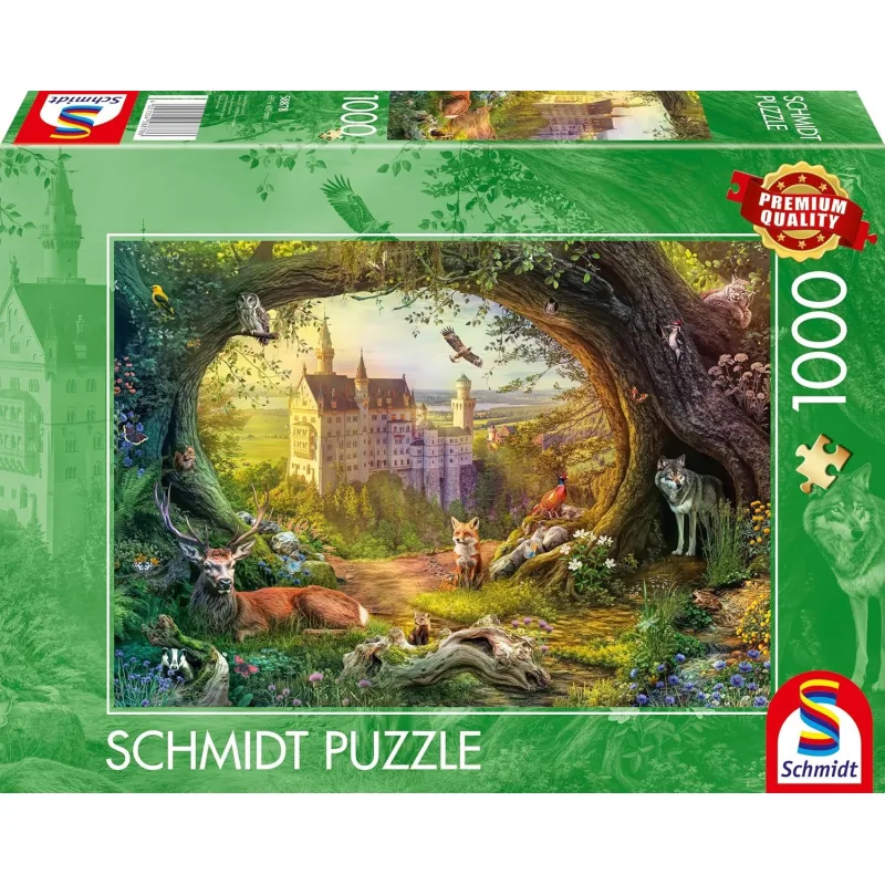 Puzzle Schmidt 1000 dielikov Rozprávkový hrad a lesné kúzlo