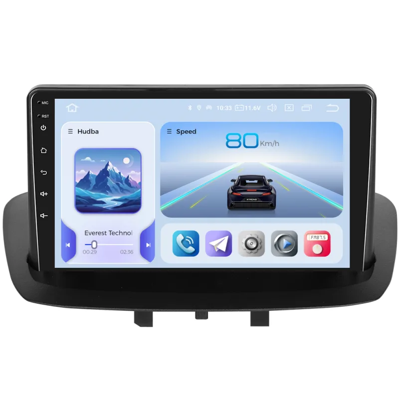 Xtrons 2DIN autorádio IQP-XEV217 Android, Renault Megane III / Renault Fluence IQP-UN08M/A8468