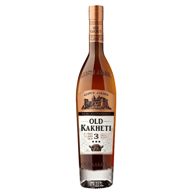 Old Kakheti 3* ročný Gruzignac (gruzínska brandy) - 500 ml. 40% obj. (holá lahev)