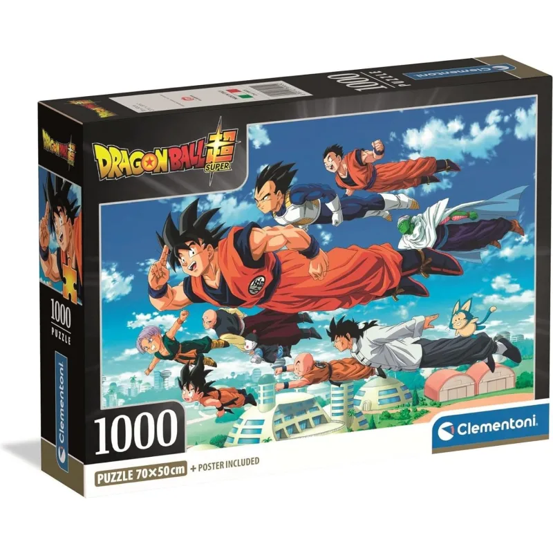 Puzzle Clementoni 1000 dielikov Dragon Ball Super: Nebeský let