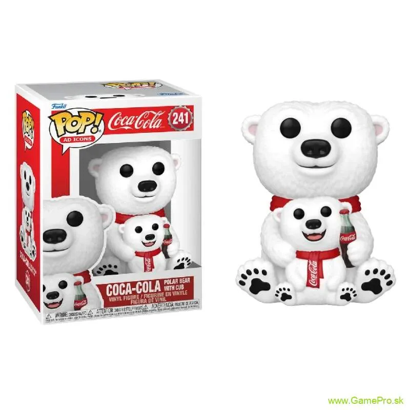 Funko Pop! 241 Coca Cola Polar Bear with Cub