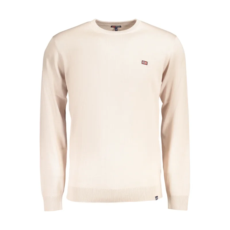 Pánsky Pulóver NORWAY 1963 - Bežová Farba: Bežová, Veľkosť: 3XL