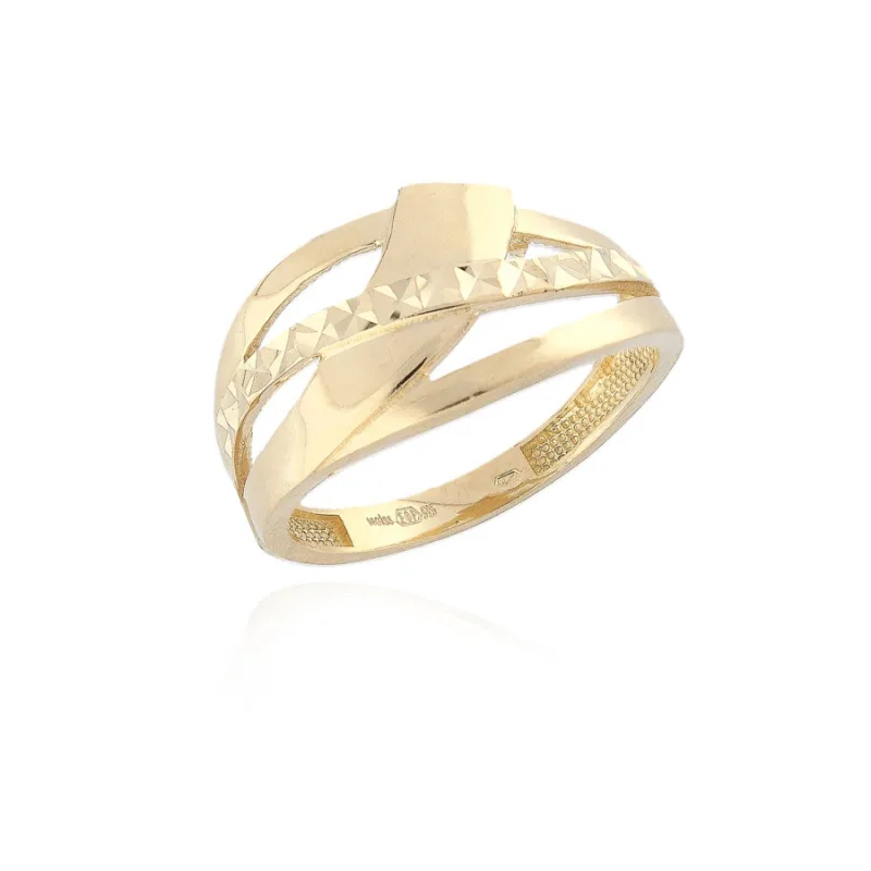 Prsteň zo žltého zlata MOISS RA003067, 62, 2.30 g
