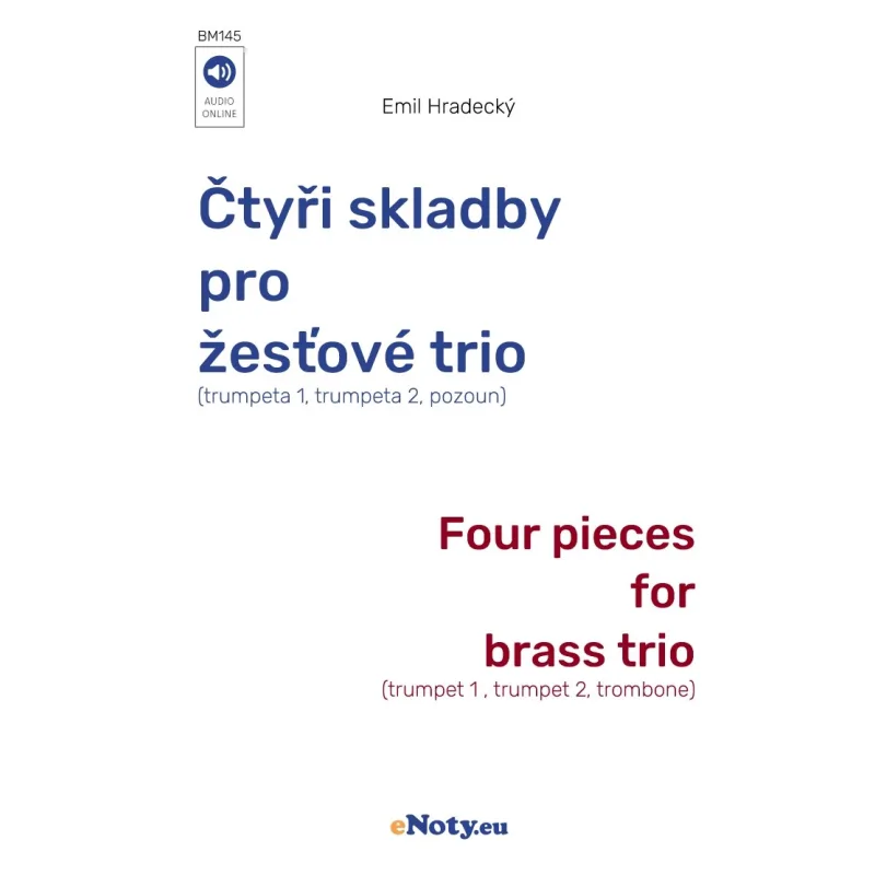 eNoty Čtyři skladby pro žesťové trio + audio online