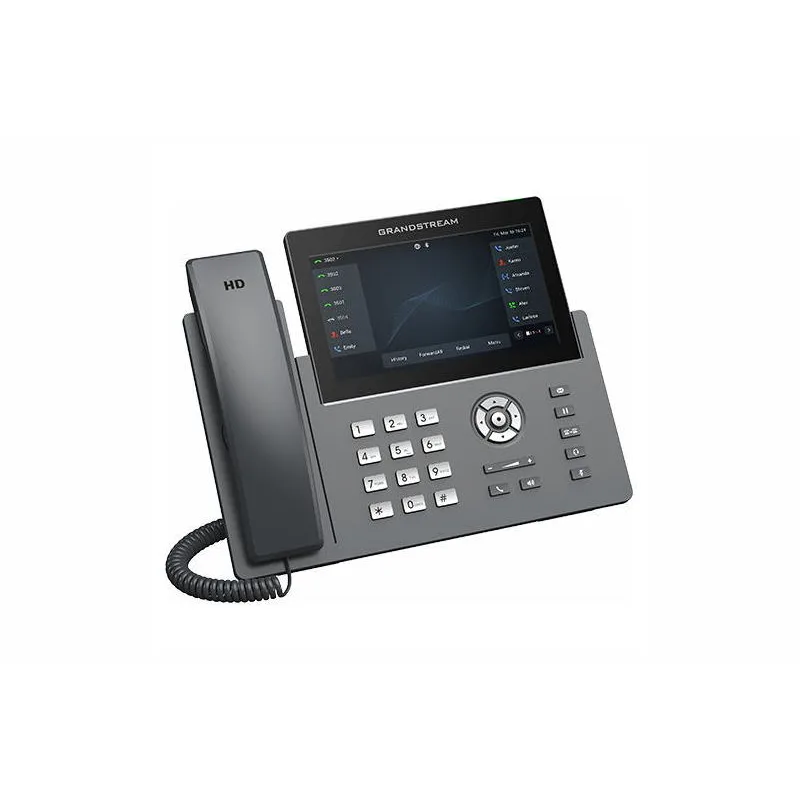 Grandstream GRP2670 SIP telefon, 7" dotyk. bar. displej, 6 SIP účty, 4 pr. tl., 2x1Gb, WiFi, BT, USB GRP2670