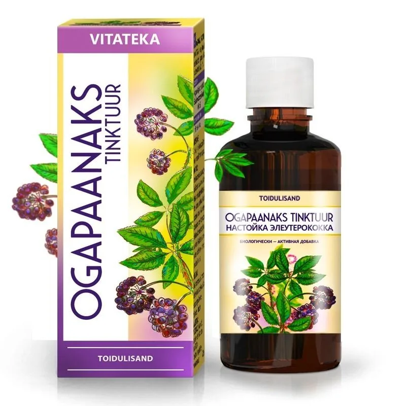Vitateka Tinktúra z koreňa eleuterokoka – 25 ml –