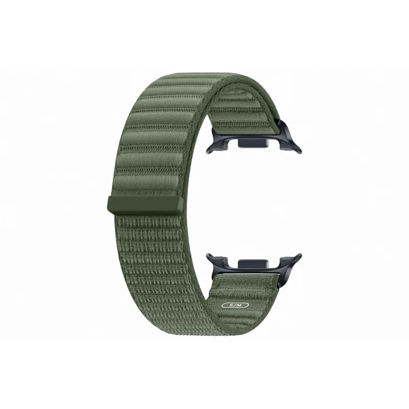 Samsung Látkový řemínek (velikost S/M) Watch9 Olive ET-SVL32SGEGEU