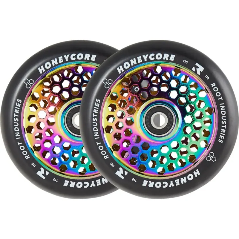 Root Honeycore 110 mm Wheel Set - Neochrome2 ks