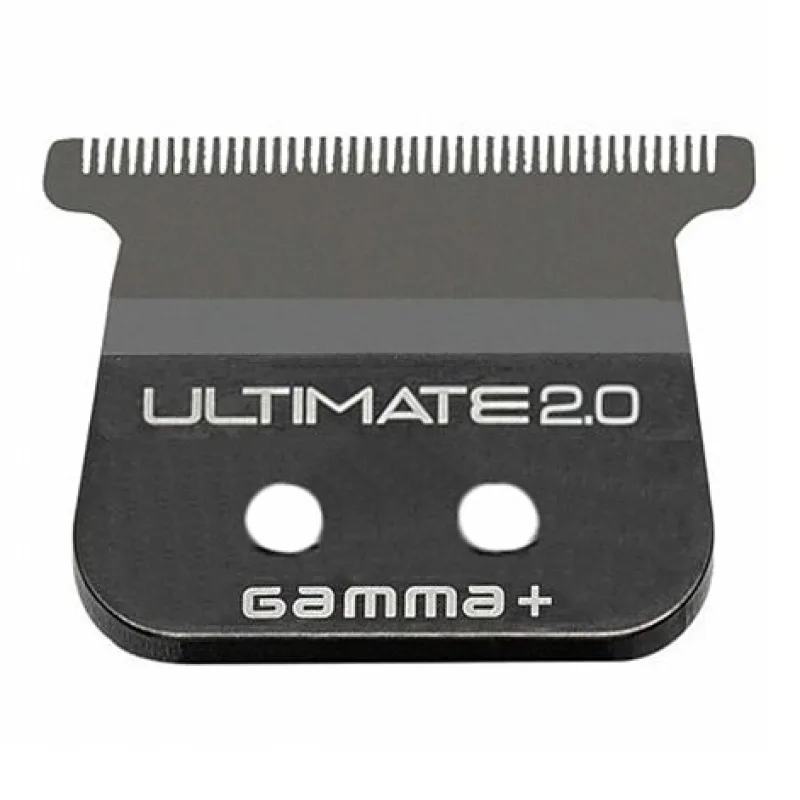 GAMMA PIÚ Ultimate Blade 2.0 - náhradná spodná hlavica pre Gamma+ Cyborg Trimmer - čierna