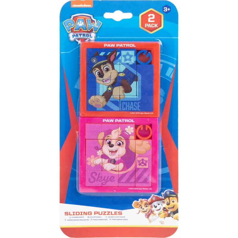 Posuvné puzzle Spin Master Tlapková patrola - Chase a Skye (2ks)