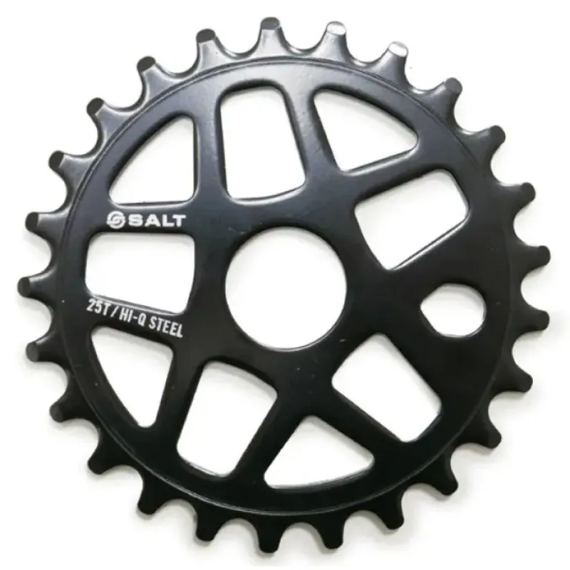 Salt Gateway Oceľ Freestyle BMX Sprocket (Čierna|25T)