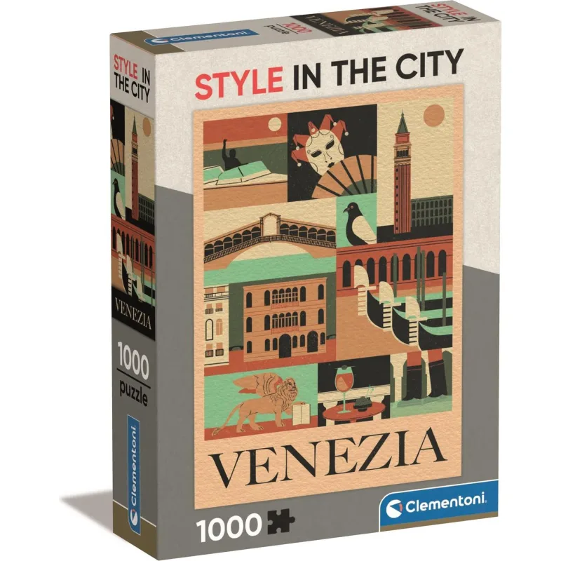 Puzzle Clementoni 1000 dielikov Style in the City: Benátky