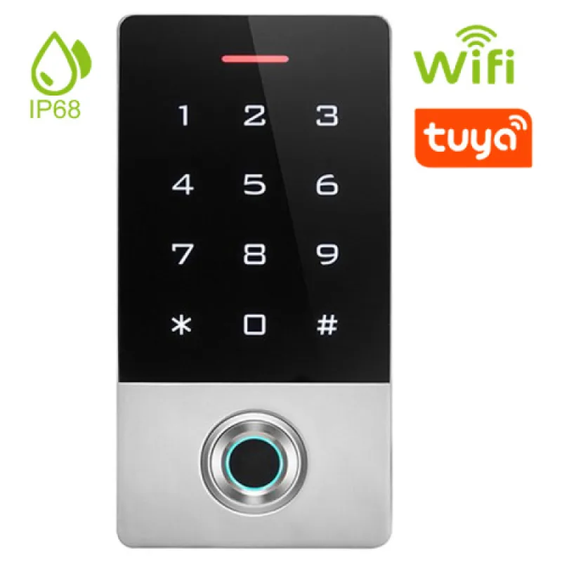 Biometrická WIFI prístupová autonómna čítačka s klávesnicou | ZONEWAY TF1W-TUYA