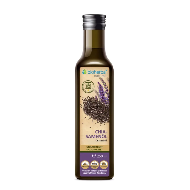 Bioherba Chia olej lisovaný za studena - 250 ml -