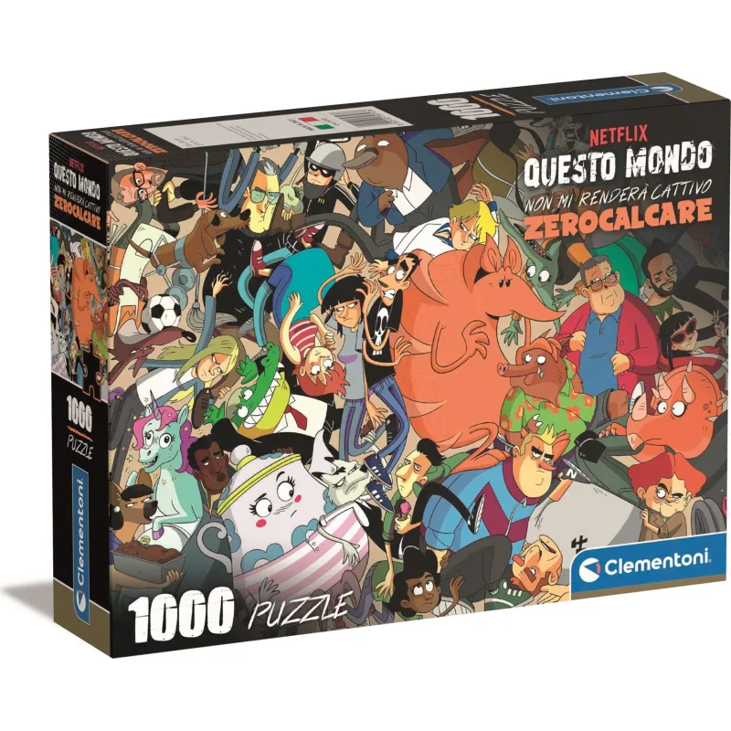 Clementoni Puzzle Netflix: Tento svet ma nedostane (Zerocalcare IV) 1000 dielikov
