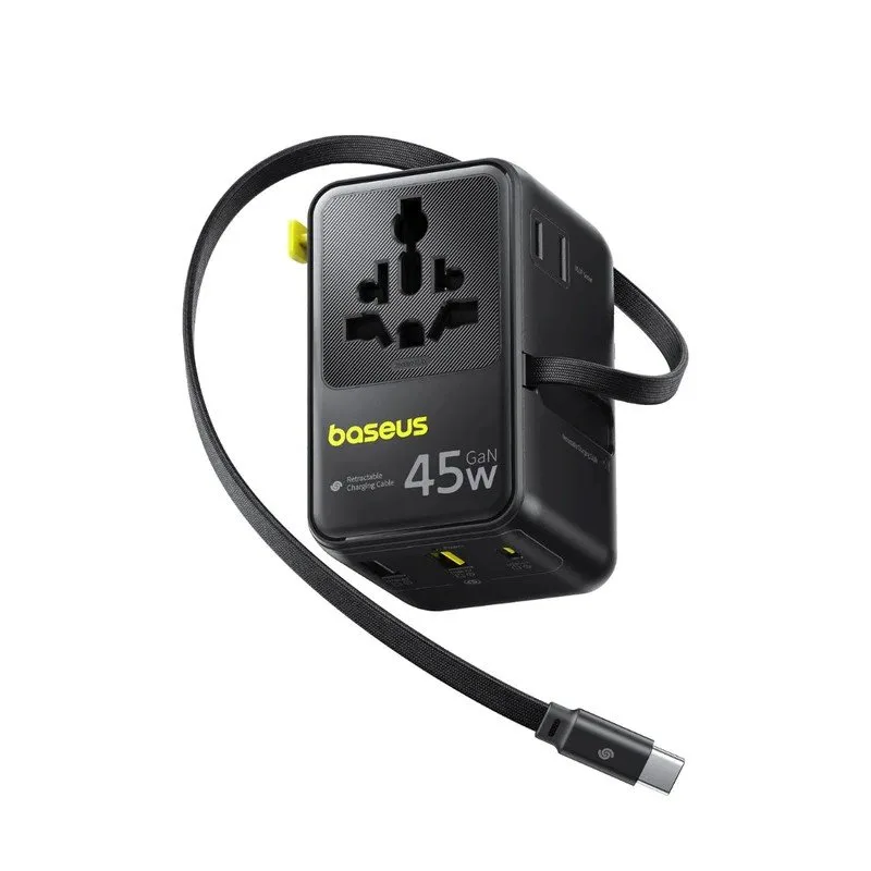 NONAME Baseus PicoGo AG11 Fast Universal 45W Nabíječka Cosmic Black 6942521203475