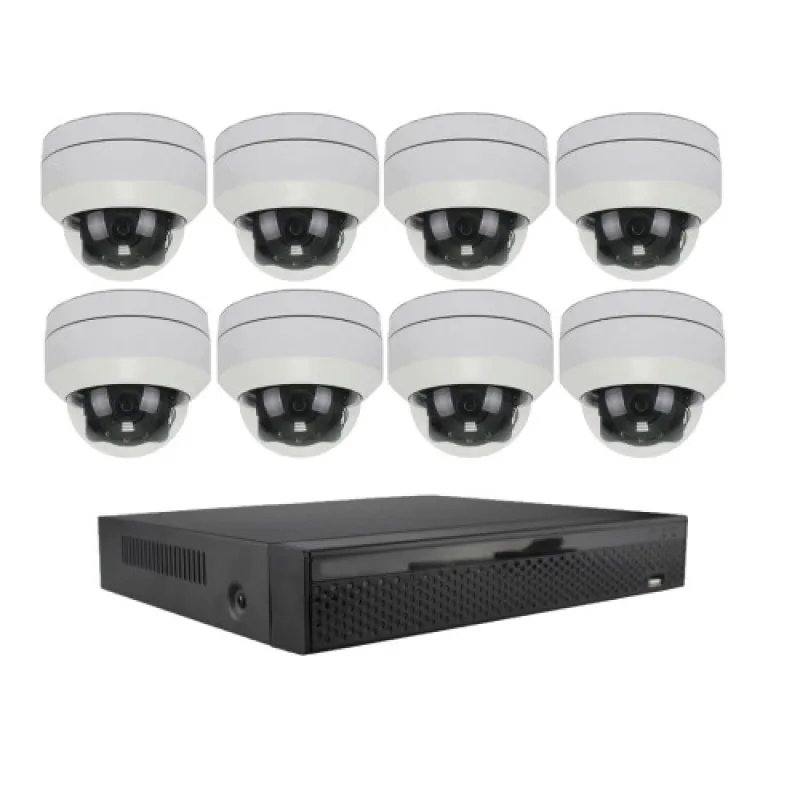 8CH IP kamerový set Zoneway - 8x mini PTZ 5MPx kamera a 16CH NVR2104