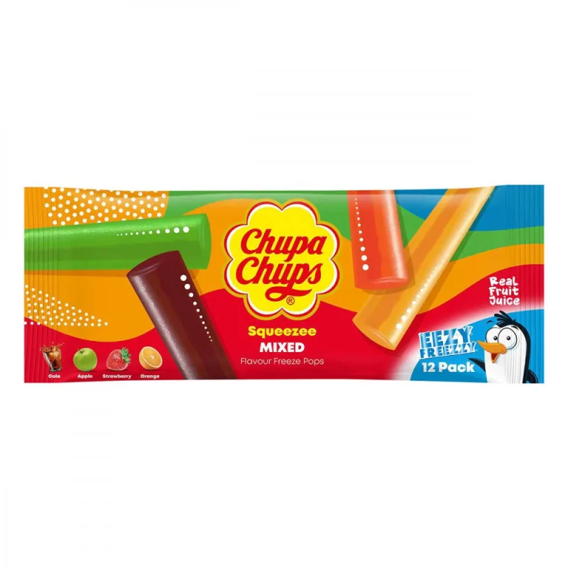 Chupa Chups Squeezee Freeze Pops 600ml