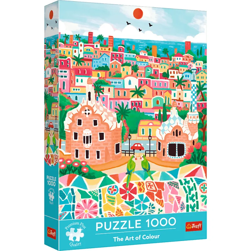 Puzzle Trefl 1000 dielikov The Art of Colour: Barcelona, Španielsko