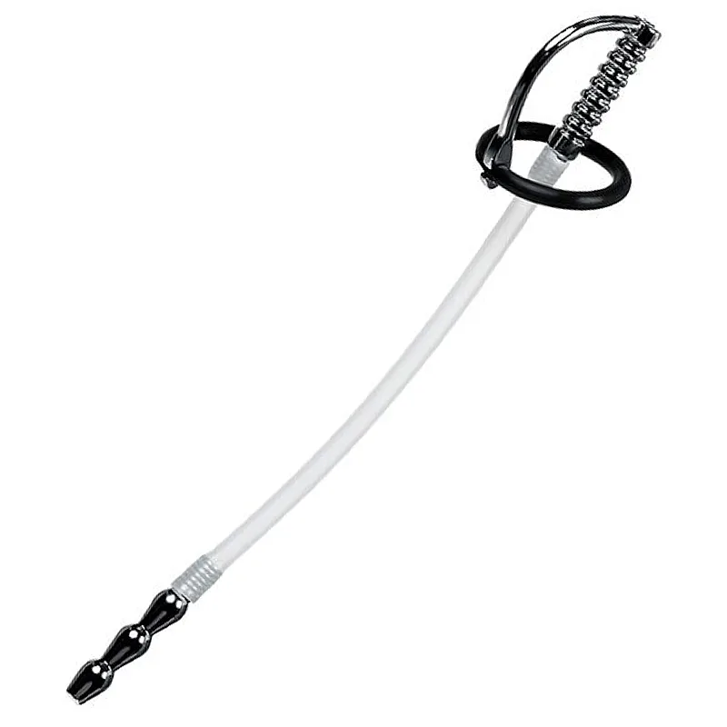Toy Factory Urethral catheter with replaceable securing rings