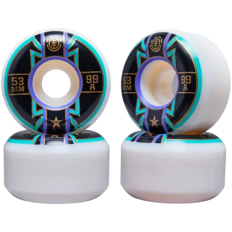 Element Banner Year 99A Kolieska na skateboard 4-súprava (53mm|Čierna)
