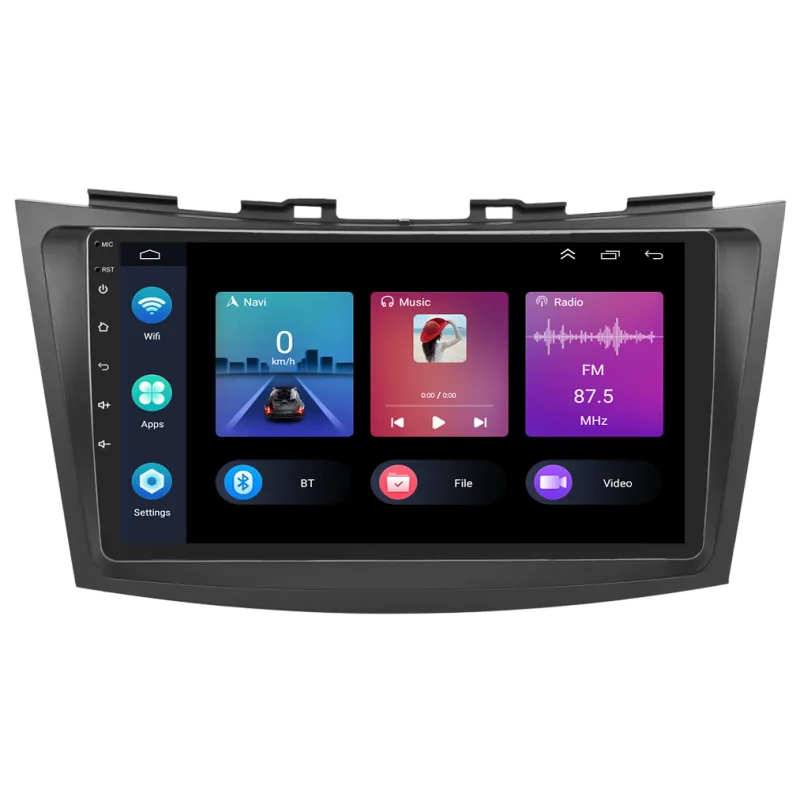 Podofo 2DIN autorádio PEV14 Android, Suzuki Swift II (Gen 4) B412