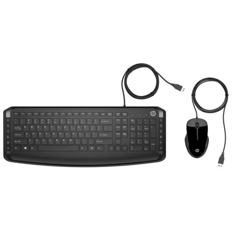 HP Wired Keyboard & Mouse 200 EN - KLÁVESNICE a MYŠ (9DF28AA#ABB)
