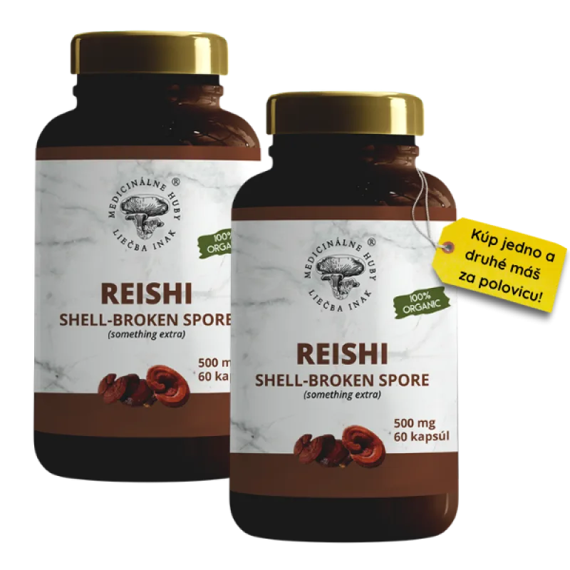 Reishi spóry, druhý kus za polovicu