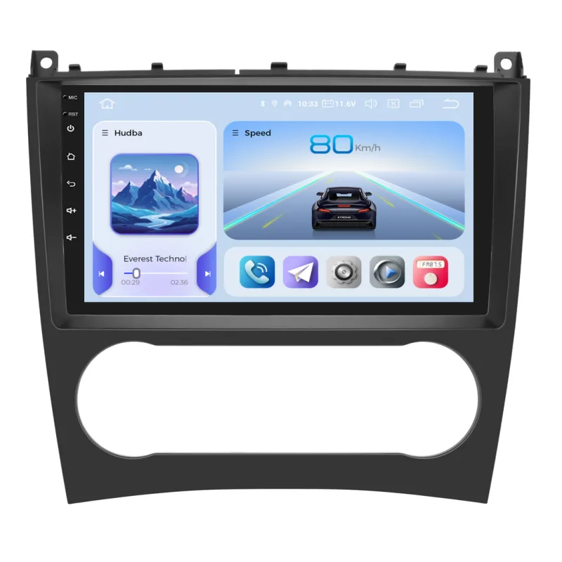 Xtrons 2DIN autorádio IQP-XEV227 Android, Mercedes-Benz C W203 / CLC W203 / CLK W209 IQP-UN08M/A7624