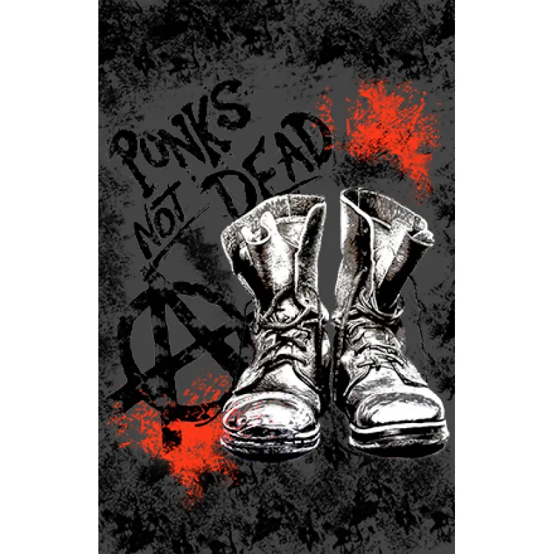 Punks Not Dead - Boots (vlajka)