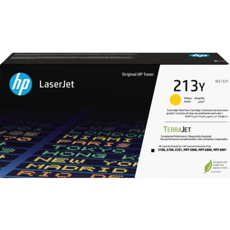 HP W2132Y, yellow toner. kazeta HP LaserJet 213Y W2132Y