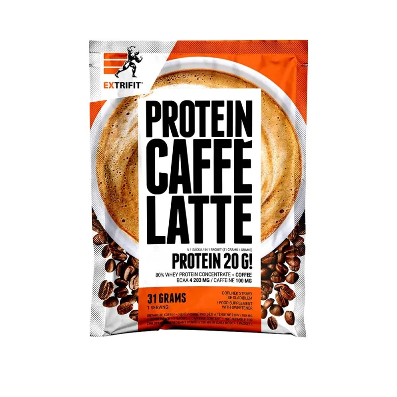 PROTEIN CAFFE LATTE 80 - 31 g - Extrifit Príchuť: Caffe Latte