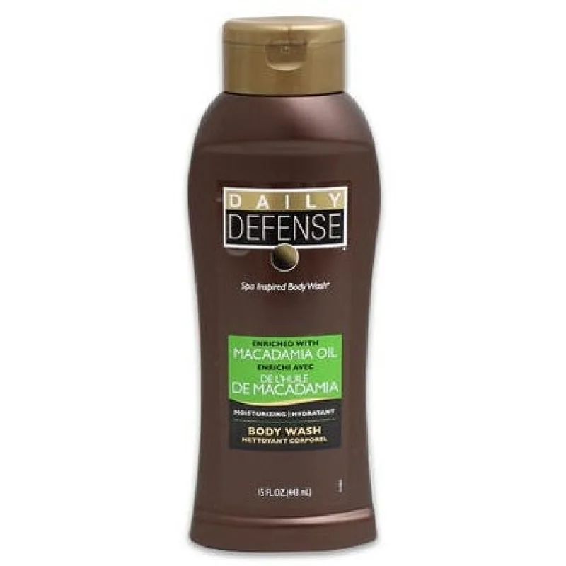 DAILY DEFENSE Macadamia Oil Body Wash 443ml - hydratačný telový šampón