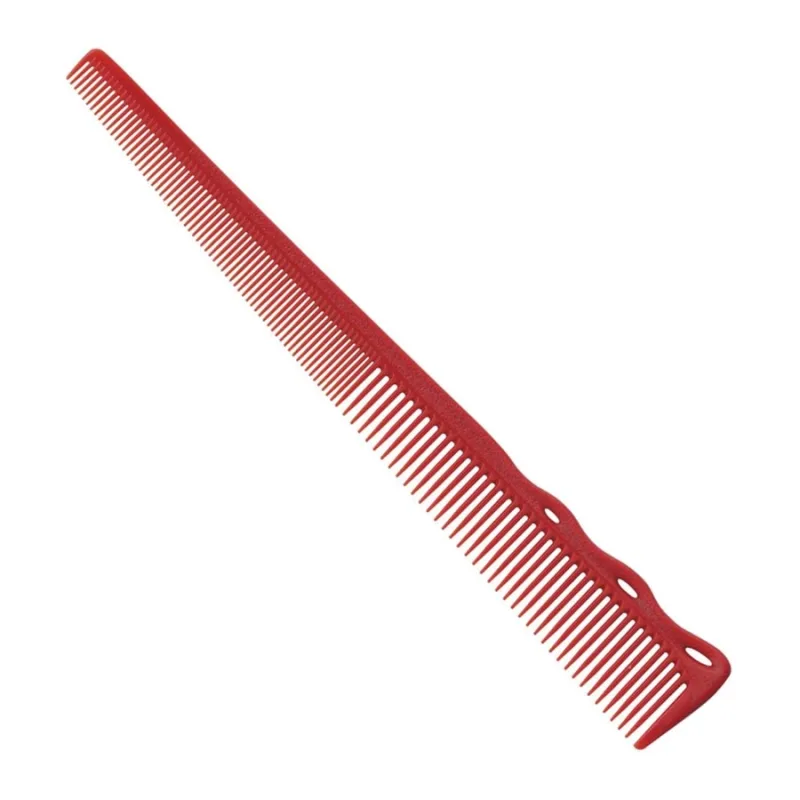 Y.S.PARK Professional Zužujúci sa pánsky hrebeň trojuholník Y.S. PARK Barber comb YS-254 - červený