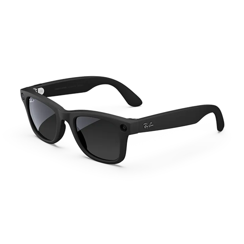 Ray-Ban Meta Wayfarer Gen1 AI Glasses - Matte Black/Graphite
