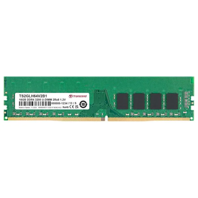 Transcend paměť 16GB DDR4 3200 U-DIMM 2Rx8 1.2V (TS2GLH64V2B1)