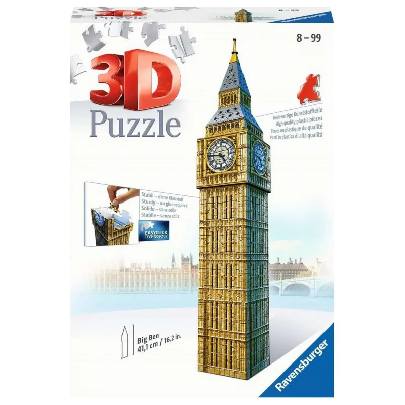 Ravensburger 3D puzzle Big Ben, Londýn 216 dielikov